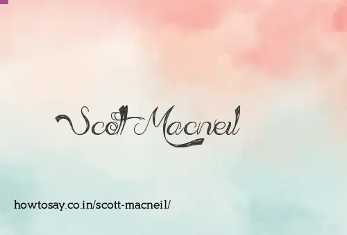 Scott Macneil