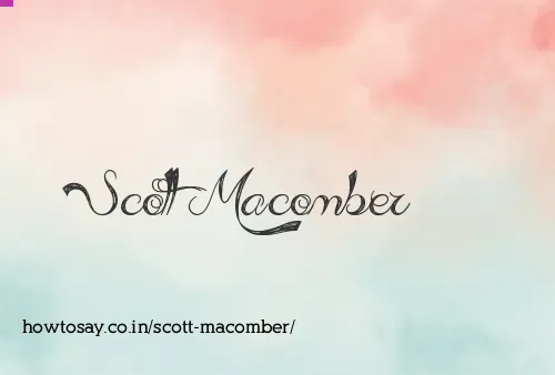 Scott Macomber
