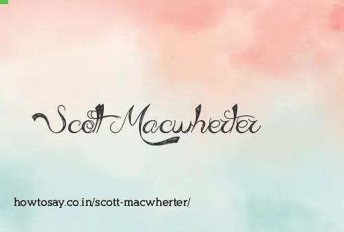 Scott Macwherter