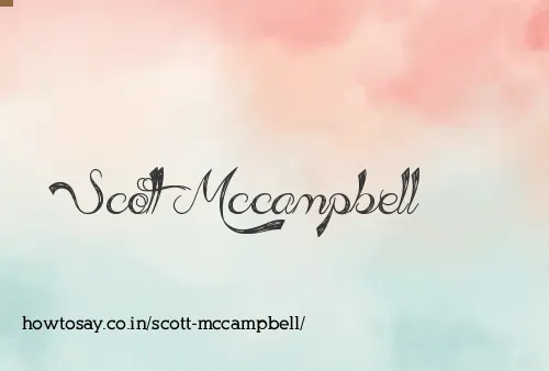 Scott Mccampbell