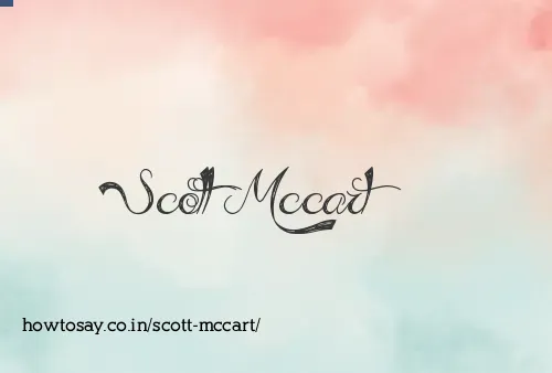 Scott Mccart
