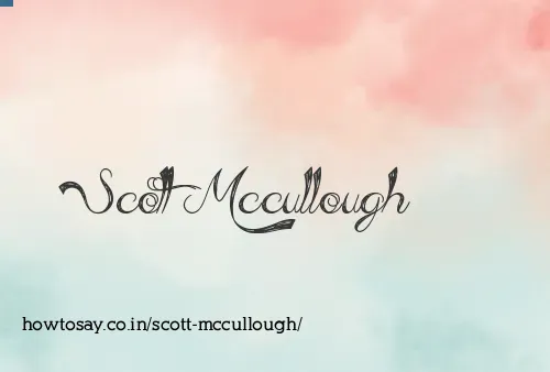 Scott Mccullough