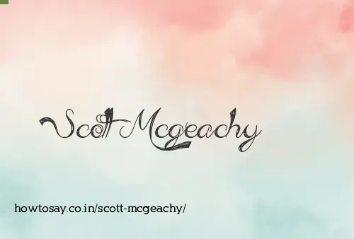 Scott Mcgeachy