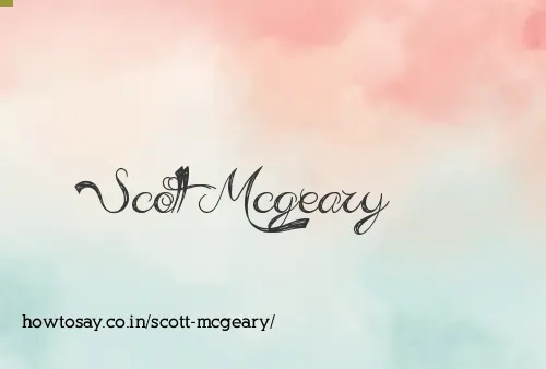 Scott Mcgeary