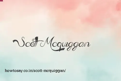Scott Mcquiggan