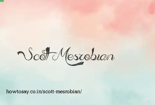 Scott Mesrobian