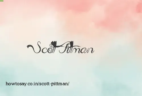 Scott Pittman