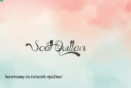 Scott Quillan