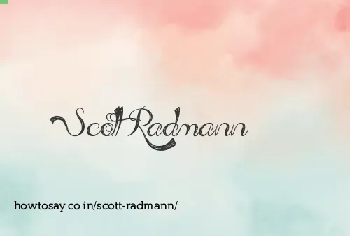 Scott Radmann