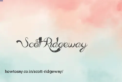 Scott Ridgeway