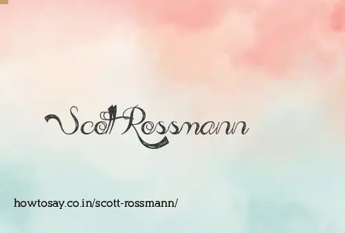Scott Rossmann