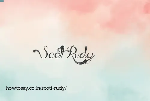 Scott Rudy