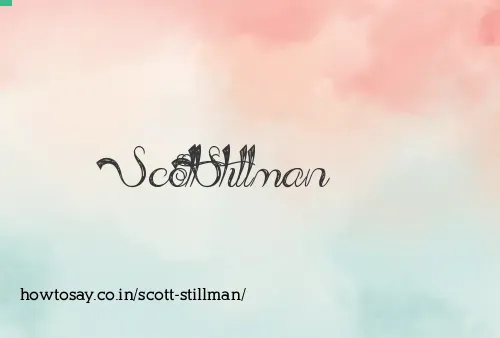 Scott Stillman