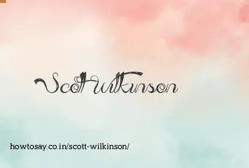 Scott Wilkinson