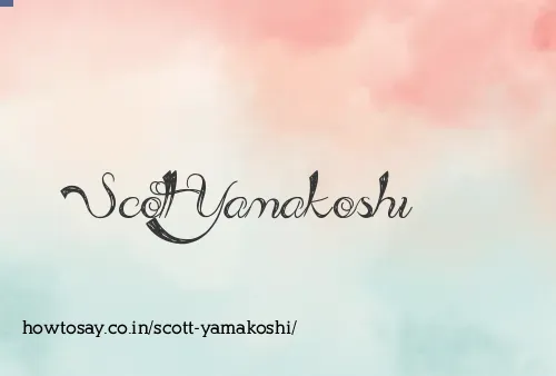 Scott Yamakoshi