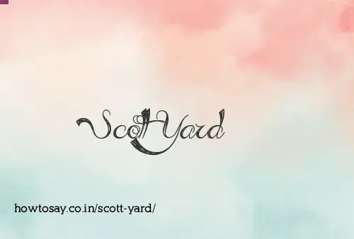 Scott Yard