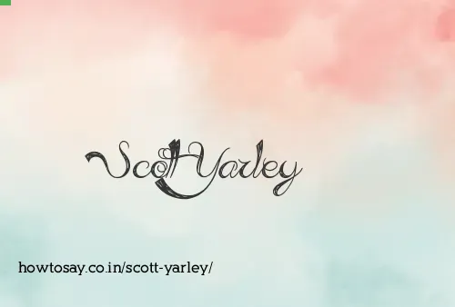 Scott Yarley
