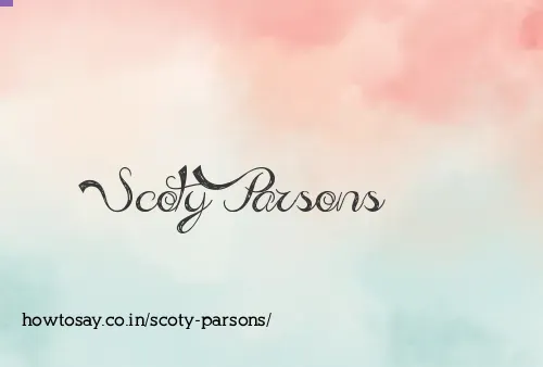 Scoty Parsons