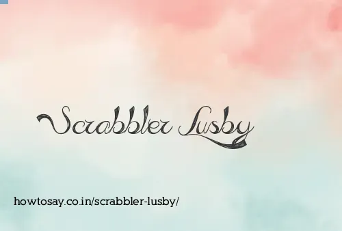 Scrabbler Lusby