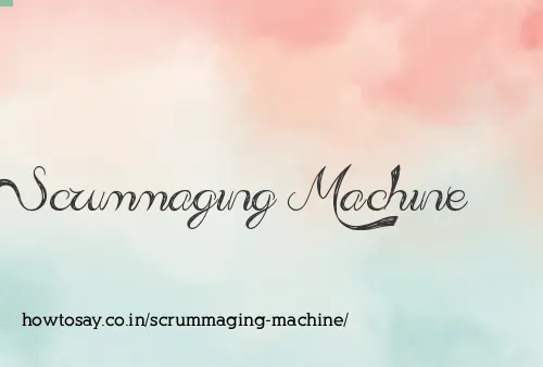 Scrummaging Machine