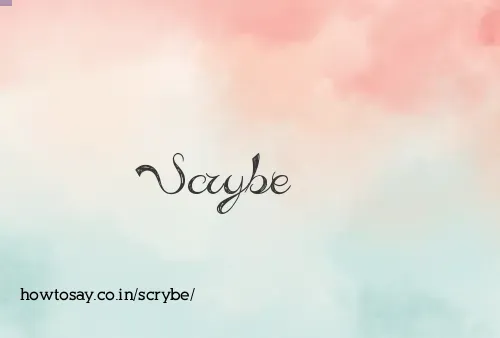 Scrybe