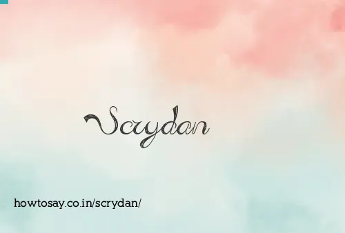 Scrydan