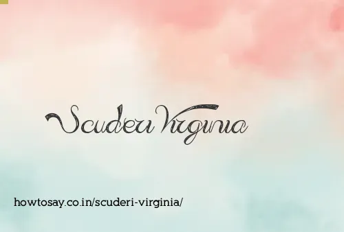 Scuderi Virginia