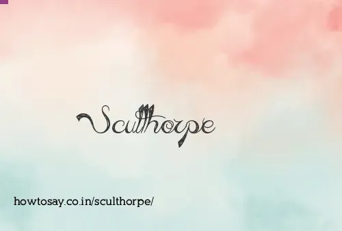 Sculthorpe
