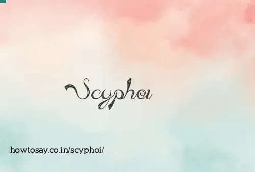 Scyphoi