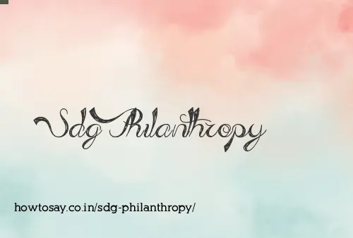Sdg Philanthropy