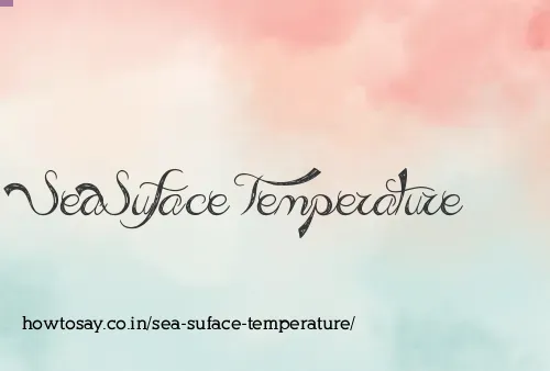 Sea Suface Temperature