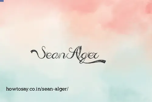 Sean Alger