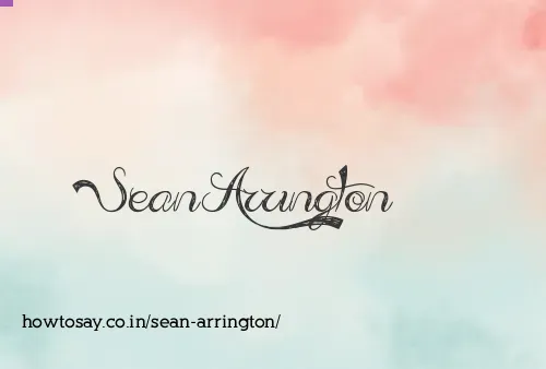Sean Arrington
