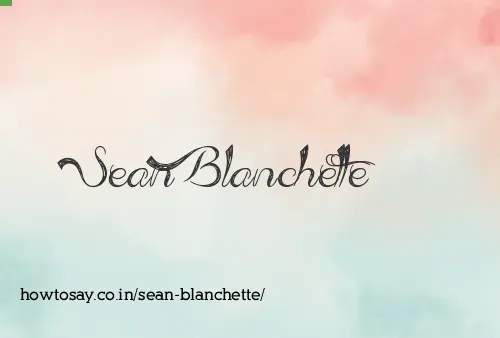 Sean Blanchette
