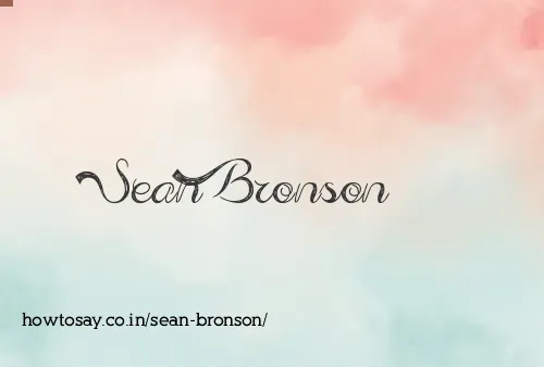 Sean Bronson