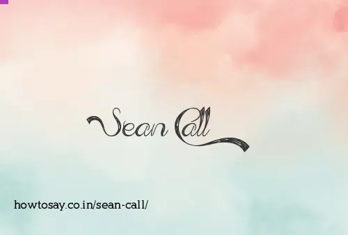 Sean Call