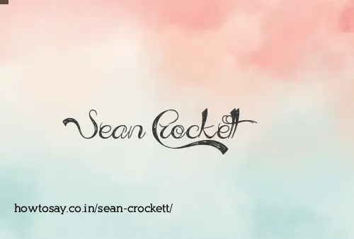Sean Crockett