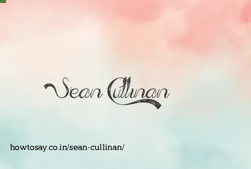 Sean Cullinan