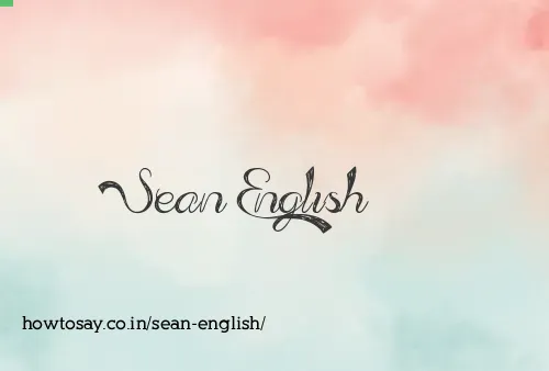Sean English