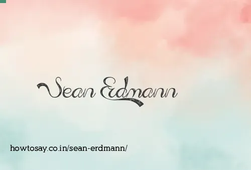 Sean Erdmann