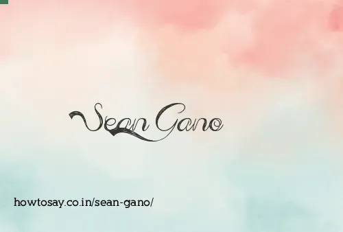Sean Gano