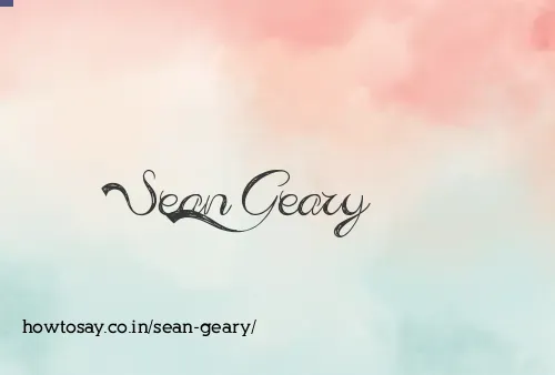 Sean Geary