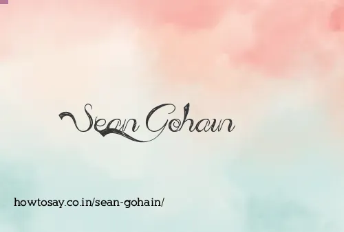 Sean Gohain