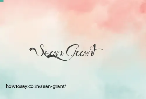 Sean Grant