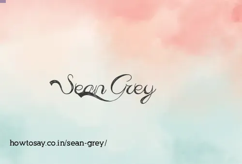 Sean Grey