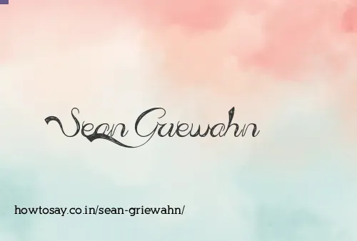 Sean Griewahn