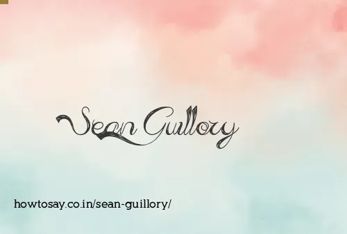 Sean Guillory