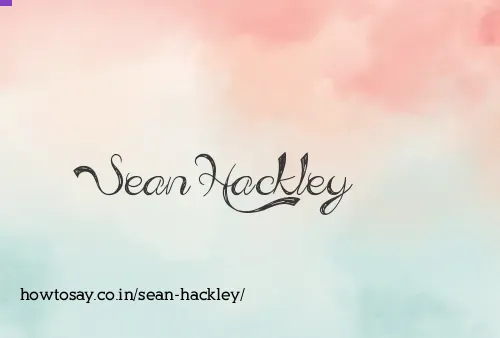 Sean Hackley