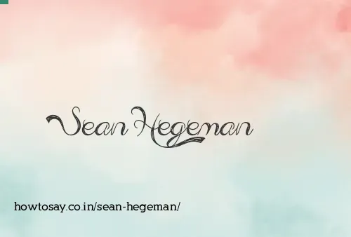 Sean Hegeman