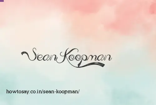 Sean Koopman